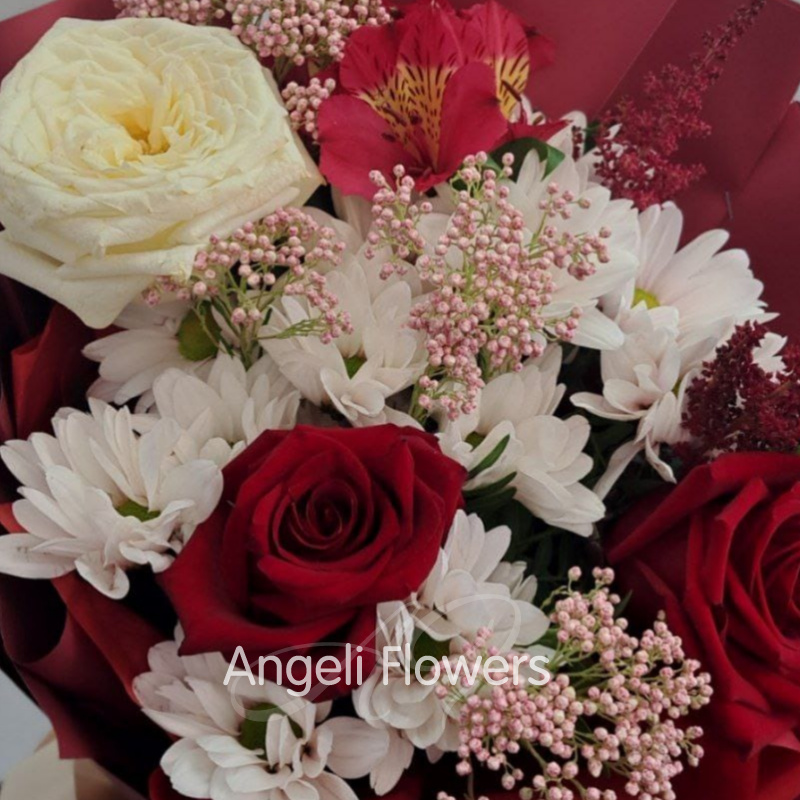 Букет Алая любовь 1