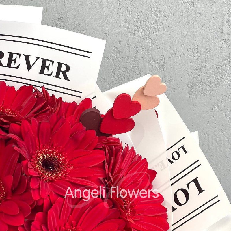 Красные Герберы Любви 1