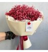 Букет с красной гипсофилой