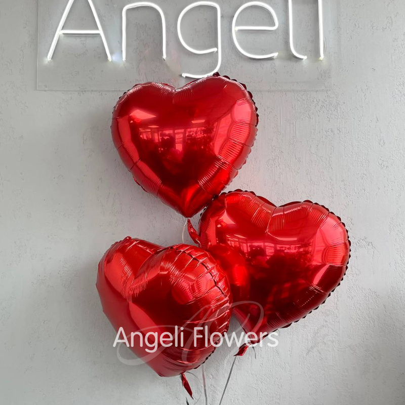 Шар Фольгированый Сердце Красное 1