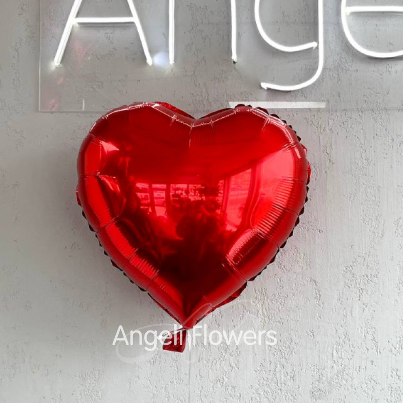 Шар Фольгированый Сердце Красное
