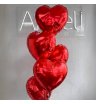 Шар Фольгированый Сердце Красное 2