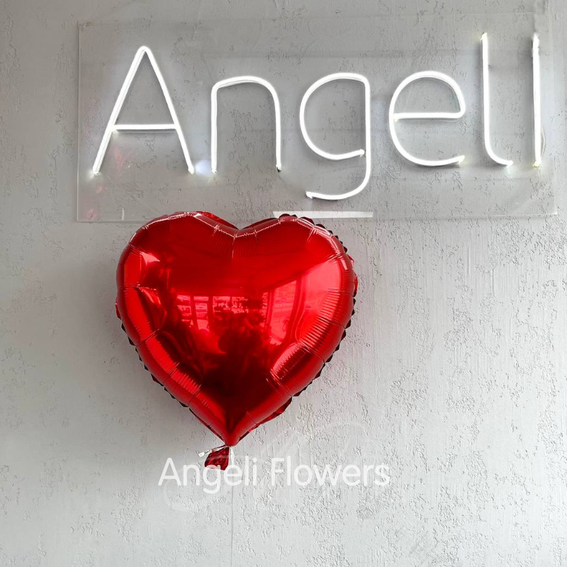 Шар Фольгированый Сердце Красное