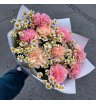 Букет Диантуров и Ромашек кустовых