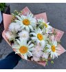 Букет Ромашек Командир и хризантемы