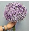 Букет невесты из фиолетовой гипсофилы 1
